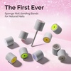 image:imageMelodySusie 10 Pcs Nail Drill Bits Sponge Nail Sanding Bands for Natural Nails 120 Grit for Manicures and Pedicure MulticolorMulticolor