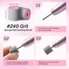 image:imageMelodySusie 10 Pcs Nail Drill Bits Sponge Nail Sanding Bands for Natural Nails 120 Grit for Manicures and Pedicure MulticolorMulticolor