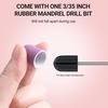 image:imageMelodySusie 10 Pcs Nail Sanding Caps Nail Drill Bits 180 Fine Grit for Foot File Callus Remover Manicure Pedicure Nail Polishing Burr Home Salon Use Purple 13mm
