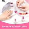 image:imageMelodySusie 100 Pcs Nail Swatch Sticks with Ring Clear Swatches for Gel Polish Transparent Acrylic Practice Tips Suitable for Displaying Colors Training Nail Art for Beginners and Professionals100 Pcs