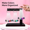 image:imageMelodySusie 100 Pcs Nail Swatch Sticks with Ring Clear Swatches for Gel Polish Transparent Acrylic Practice Tips Suitable for Displaying Colors Training Nail Art for Beginners and Professionals100 Pcs