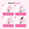 image:imageMelodySusie 100Pcs 3D Butterfly Acrylic Nail Charms Styling Set 30 Colors Chunky Gems Rhinestones with Tweezers for Acrylic Nails Extension Design Sculpted Manicure Decorations Supplies