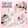 image:imageMelodySusie 12pcs Nail Art Pens Set and Acrylic Nail Tools Storage Box with 18 Holes amp 7 Compartments