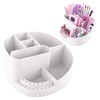 image:imageMelodySusie 12pcs Nail Art Pens Set and Acrylic Nail Tools Storage Box with 18 Holes amp 7 Compartments