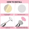 image:imageMelodySusie 150180240 Grit Pink Sandpaper Sheets 15 PCS Pre Polishing Adhesive Replacement with Dual Ended Cuticle Pusher Nail Bit Manicure Pedicure for Nail amp Foot Dead Skin Removed in Salon HomeMulticolor