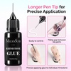 image:imageMelodySusie 15g Pinpoint Nail Rhinestone Glue for Nails Super Strong Gel for Nail Charms Gems 3D Nail Gel UV Nail Glue for Nail Art Design Nail Chrome12ml2