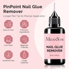 image:imageMelodySusie 15g Pinpoint Nail Rhinestone Glue for Nails Super Strong Gel for Nail Charms Gems 3D Nail Gel UV Nail Glue for Nail Art Design Nail Chrome211 Fl Oz Pack of 1