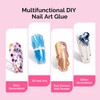 image:imageMelodySusie 15g Pinpoint Nail Rhinestone Glue for Nails Super Strong Gel for Nail Charms Gems 3D Nail Gel UV Nail Glue for Nail Art Design Nail Chrome1pcs