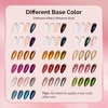 image:imageMelodySusie 16Pcs Chrome Nail Powder for Gel NailsMetallic Mirror Effect Pigment Stylish and Technological Fine Glitter for Home DIY Salon Use