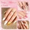 image:imageMelodySusie 16Pcs Chrome Nail Powder for Gel NailsMetallic Mirror Effect Pigment Stylish and Technological Fine Glitter for Home DIY Salon Use