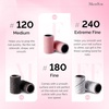 image:imageMelodySusie 202 Pcs Sanding Bands for Nail Drill 5 Colors Coarse Medium Fine Grit Efile Sand Set 80120150180240 2 Pieces Nail Drill BitsAColorful