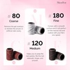 image:imageMelodySusie 202 Pcs Sanding Bands for Nail Drill 5 Colors Coarse Medium Fine Grit Efile Sand Set 80120150180240 2 Pieces Nail Drill BitsColorful