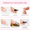 image:imageMelodySusie 2PCS 15ML Nude and Pink Builder Gel Set for Nails Thickening Soak Off UV Extension Gel Rhinestone Glue in a Bottle for Nail Art Design Gift for Women DIY Manicure at HomeClearNude Pink104