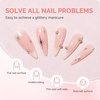 image:imageMelodySusie 2PCS 15ML Nude and Pink Builder Gel Set for Nails Thickening Soak Off UV Extension Gel Rhinestone Glue in a Bottle for Nail Art Design Gift for Women DIY Manicure at HomeClearNude019