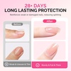 image:imageMelodySusie 2PCS 15ML Nude and Pink Builder Gel Set for Nails Thickening Soak Off UV Extension Gel Rhinestone Glue in a Bottle for Nail Art Design Gift for Women DIY Manicure at HomeElegant Nude Builder Gel Set