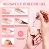 image:imageMelodySusie 2PCS 15ML Nude and Pink Builder Gel Set for Nails Thickening Soak Off UV Extension Gel Rhinestone Glue in a Bottle for Nail Art Design Gift for Women DIY Manicure at HomeNude 019Nude Pink104