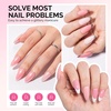 image:imageMelodySusie 2PCS 15ML Nude and Pink Builder Gel Set for Nails Thickening Soak Off UV Extension Gel Rhinestone Glue in a Bottle for Nail Art Design Gift for Women DIY Manicure at HomeBlush Pink Builder Gel Set