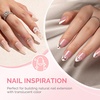 image:imageMelodySusie 2PCS 15ML Nude and Pink Builder Gel Set for Nails Thickening Soak Off UV Extension Gel Rhinestone Glue in a Bottle for Nail Art Design Gift for Women DIY Manicure at HomeClearNude018