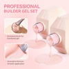 image:imageMelodySusie 2PCS 15ML Nude and Pink Builder Gel Set for Nails Thickening Soak Off UV Extension Gel Rhinestone Glue in a Bottle for Nail Art Design Gift for Women DIY Manicure at HomeNude 018Nude 019