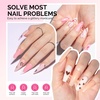 image:imageMelodySusie 2PCS 15ML Nude and Pink Builder Gel Set for Nails Thickening Soak Off UV Extension Gel Rhinestone Glue in a Bottle for Nail Art Design Gift for Women DIY Manicure at HomeNude Builder Gel Set