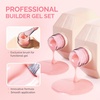 image:imageMelodySusie 2PCS 15ML Nude and Pink Builder Gel Set for Nails Thickening Soak Off UV Extension Gel Rhinestone Glue in a Bottle for Nail Art Design Gift for Women DIY Manicure at HomePink012Blush Pink027
