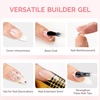 image:imageMelodySusie 2PCS 15ML Nude and Pink Builder Gel Set for Nails Thickening Soak Off UV Extension Gel Rhinestone Glue in a Bottle for Nail Art Design Gift for Women DIY Manicure at HomeClearNude018