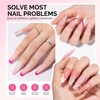 image:imageMelodySusie 2PCS 15ML Nude and Pink Builder Gel Set for Nails Thickening Soak Off UV Extension Gel Rhinestone Glue in a Bottle for Nail Art Design Gift for Women DIY Manicure at HomeElegant Nude Builder Gel Set