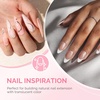 image:imageMelodySusie 2PCS 15ML Nude and Pink Builder Gel Set for Nails Thickening Soak Off UV Extension Gel Rhinestone Glue in a Bottle for Nail Art Design Gift for Women DIY Manicure at HomeClearNude Pink104