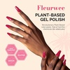 image:imageMelodySusie 2PCS Clear Blooming Gel and Top Coat Set for Nail Design Marble Watercolor UV Gel Nail Polish Spreading Effect Sheer Painting Gel Nail Art Supplies Nail Salon Manicure at Home for WomenA  Raspberry RedP22