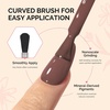 image:imageMelodySusie 2PCS Clear Blooming Gel and Top Coat Set for Nail Design Marble Watercolor UV Gel Nail Polish Spreading Effect Sheer Painting Gel Nail Art Supplies Nail Salon Manicure at Home for WomenPink BrownB1202