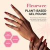 image:imageMelodySusie 2PCS Clear Blooming Gel and Top Coat Set for Nail Design Marble Watercolor UV Gel Nail Polish Spreading Effect Sheer Painting Gel Nail Art Supplies Nail Salon Manicure at Home for WomenMaple RedB1801