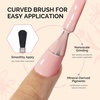image:imageMelodySusie 2PCS Clear Blooming Gel and Top Coat Set for Nail Design Marble Watercolor UV Gel Nail Polish Spreading Effect Sheer Painting Gel Nail Art Supplies Nail Salon Manicure at Home for WomenPearl PowderP59