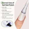 image:imageMelodySusie 2PCS Clear Blooming Gel and Top Coat Set for Nail Design Marble Watercolor UV Gel Nail Polish Spreading Effect Sheer Painting Gel Nail Art Supplies Nail Salon Manicure at Home for WomenWhite ShimmerB3020