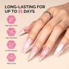 image:imageMelodySusie 2PCS Clear Blooming Gel and Top Coat Set for Nail Design Marble Watercolor UV Gel Nail Polish Spreading Effect Sheer Painting Gel Nail Art Supplies Nail Salon Manicure at Home for WomenPearl PowderP59
