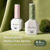 image:imageMelodySusie 2PCS Clear Blooming Gel and Top Coat Set for Nail Design Marble Watercolor UV Gel Nail Polish Spreading Effect Sheer Painting Gel Nail Art Supplies Nail Salon Manicure at Home for WomenOlive Green603