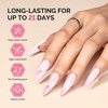 image:imageMelodySusie 2PCS Clear Blooming Gel and Top Coat Set for Nail Design Marble Watercolor UV Gel Nail Polish Spreading Effect Sheer Painting Gel Nail Art Supplies Nail Salon Manicure at Home for WomenSakura PinkP56