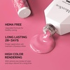 image:imageMelodySusie 2PCS Clear Blooming Gel and Top Coat Set for Nail Design Marble Watercolor UV Gel Nail Polish Spreading Effect Sheer Painting Gel Nail Art Supplies Nail Salon Manicure at Home for WomenRose PinkK0566
