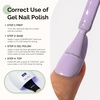 image:imageMelodySusie 2PCS Clear Blooming Gel and Top Coat Set for Nail Design Marble Watercolor UV Gel Nail Polish Spreading Effect Sheer Painting Gel Nail Art Supplies Nail Salon Manicure at Home for WomenLight Lavender PurpleK0798
