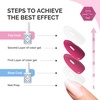 image:imageMelodySusie 2PCS Clear Blooming Gel and Top Coat Set for Nail Design Marble Watercolor UV Gel Nail Polish Spreading Effect Sheer Painting Gel Nail Art Supplies Nail Salon Manicure at Home for WomenA  TOP BASE COAT