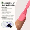 image:imageMelodySusie 2PCS Clear Blooming Gel and Top Coat Set for Nail Design Marble Watercolor UV Gel Nail Polish Spreading Effect Sheer Painting Gel Nail Art Supplies Nail Salon Manicure at Home for WomenBlush PinkK0547