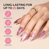 image:imageMelodySusie 2PCS Clear Blooming Gel and Top Coat Set for Nail Design Marble Watercolor UV Gel Nail Polish Spreading Effect Sheer Painting Gel Nail Art Supplies Nail Salon Manicure at Home for WomenA  Lotus Pollen Pink PurpleP21