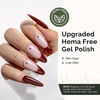 image:imageMelodySusie 2PCS Clear Blooming Gel and Top Coat Set for Nail Design Marble Watercolor UV Gel Nail Polish Spreading Effect Sheer Painting Gel Nail Art Supplies Nail Salon Manicure at Home for WomenCrimson RedK1309