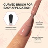 image:imageMelodySusie 2PCS Clear Blooming Gel and Top Coat Set for Nail Design Marble Watercolor UV Gel Nail Polish Spreading Effect Sheer Painting Gel Nail Art Supplies Nail Salon Manicure at Home for WomenLotus PinkB1401