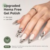 image:imageMelodySusie 2PCS Clear Blooming Gel and Top Coat Set for Nail Design Marble Watercolor UV Gel Nail Polish Spreading Effect Sheer Painting Gel Nail Art Supplies Nail Salon Manicure at Home for WomenMilky WhiteB3021