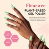 image:imageMelodySusie 2PCS Clear Blooming Gel and Top Coat Set for Nail Design Marble Watercolor UV Gel Nail Polish Spreading Effect Sheer Painting Gel Nail Art Supplies Nail Salon Manicure at Home for WomenLime Green GlitterP64