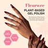 image:imageMelodySusie 2PCS Clear Blooming Gel and Top Coat Set for Nail Design Marble Watercolor UV Gel Nail Polish Spreading Effect Sheer Painting Gel Nail Art Supplies Nail Salon Manicure at Home for WomenBordeaux Red BrownP02