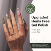 image:imageMelodySusie 2PCS Clear Blooming Gel and Top Coat Set for Nail Design Marble Watercolor UV Gel Nail Polish Spreading Effect Sheer Painting Gel Nail Art Supplies Nail Salon Manicure at Home for WomenOlive Green603