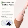 image:imageMelodySusie 2PCS Clear Blooming Gel and Top Coat Set for Nail Design Marble Watercolor UV Gel Nail Polish Spreading Effect Sheer Painting Gel Nail Art Supplies Nail Salon Manicure at Home for WomenPastel PinkB3603