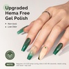 image:imageMelodySusie 2PCS Clear Blooming Gel and Top Coat Set for Nail Design Marble Watercolor UV Gel Nail Polish Spreading Effect Sheer Painting Gel Nail Art Supplies Nail Salon Manicure at Home for WomenGreen GlitterB3301