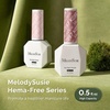 image:imageMelodySusie 2PCS Clear Blooming Gel and Top Coat Set for Nail Design Marble Watercolor UV Gel Nail Polish Spreading Effect Sheer Painting Gel Nail Art Supplies Nail Salon Manicure at Home for WomenDeep Nude PinkK0597